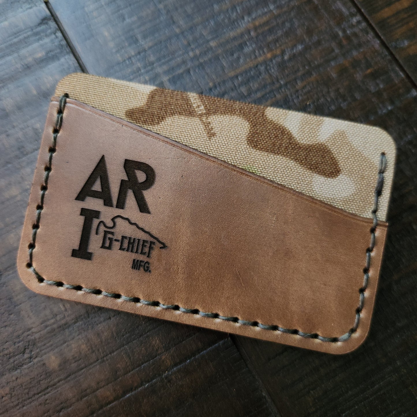 ARID Mfg. Collab cardholder with matching Key Tag
