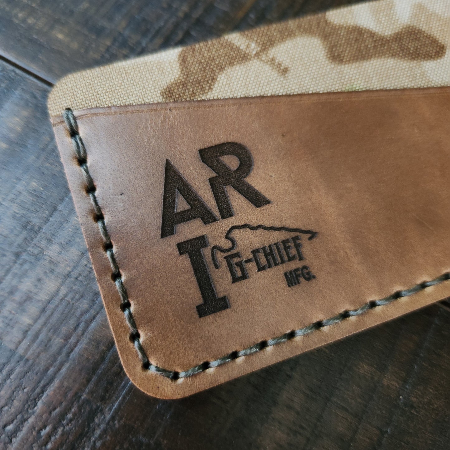 ARID Mfg. Collab cardholder with matching Key Tag