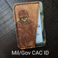 "Going Dark" NODS cardholder with face cutout for ID