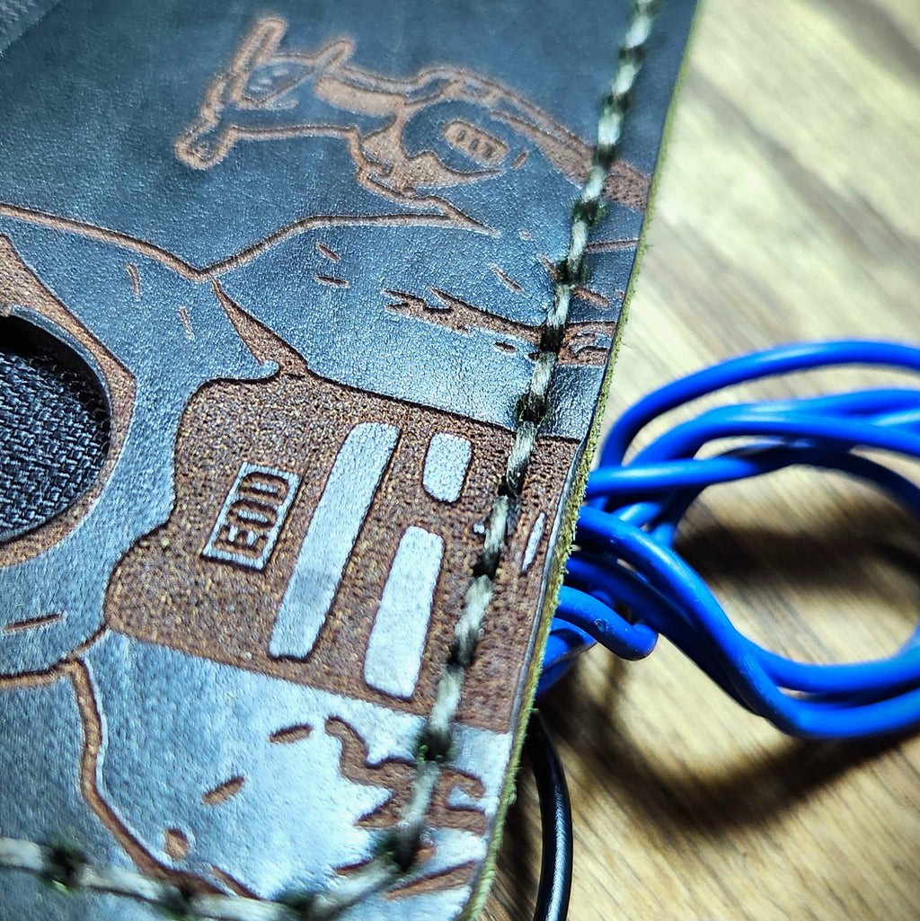 EOD cardholder with face cutout for ID