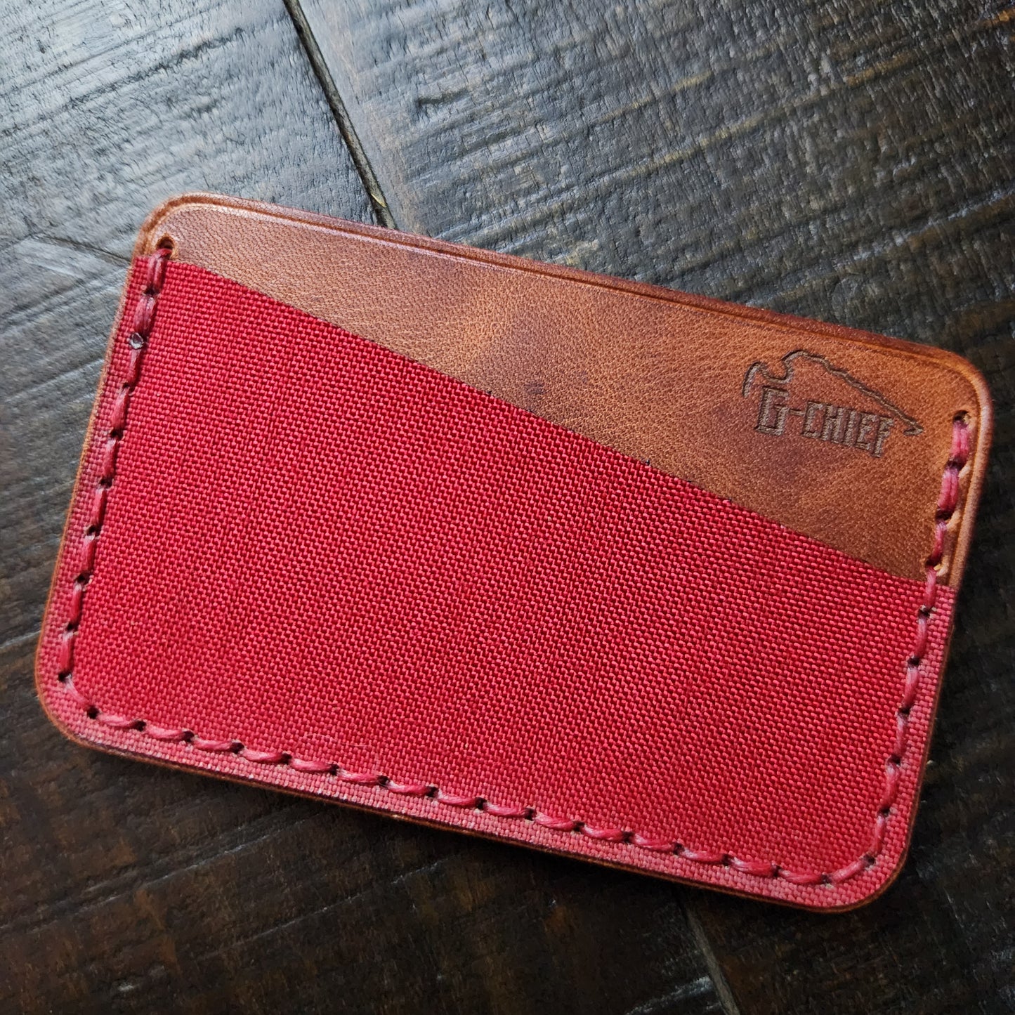 Fire Fighter cardholder with face cutout for ID