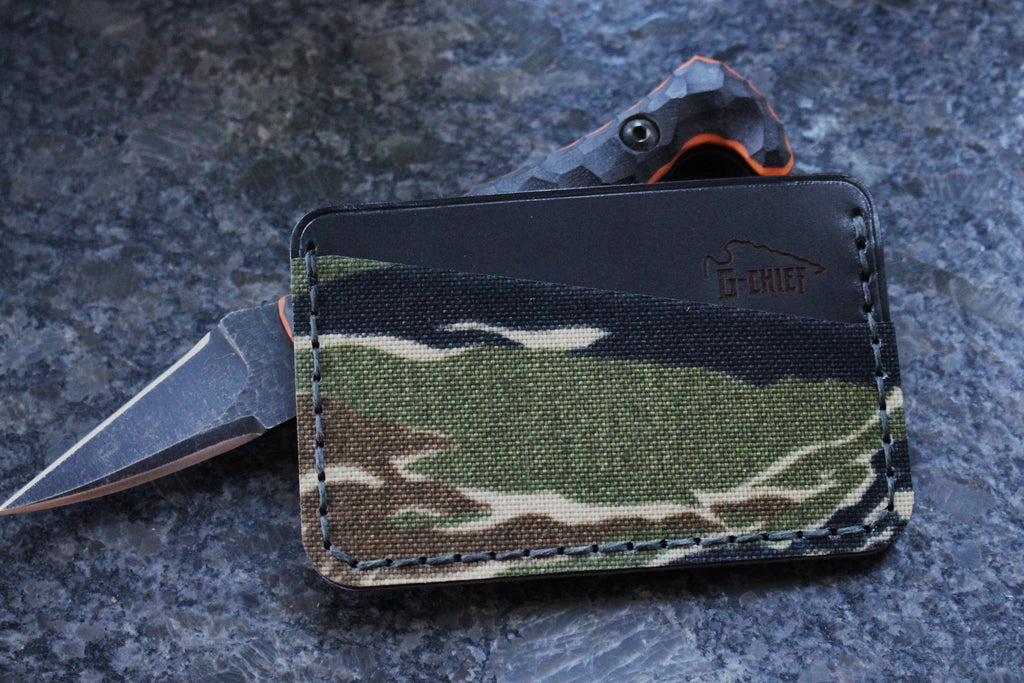 "Going Dark" NODS cardholder with face cutout for ID