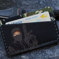 Goon cardholder with face cutout for ID