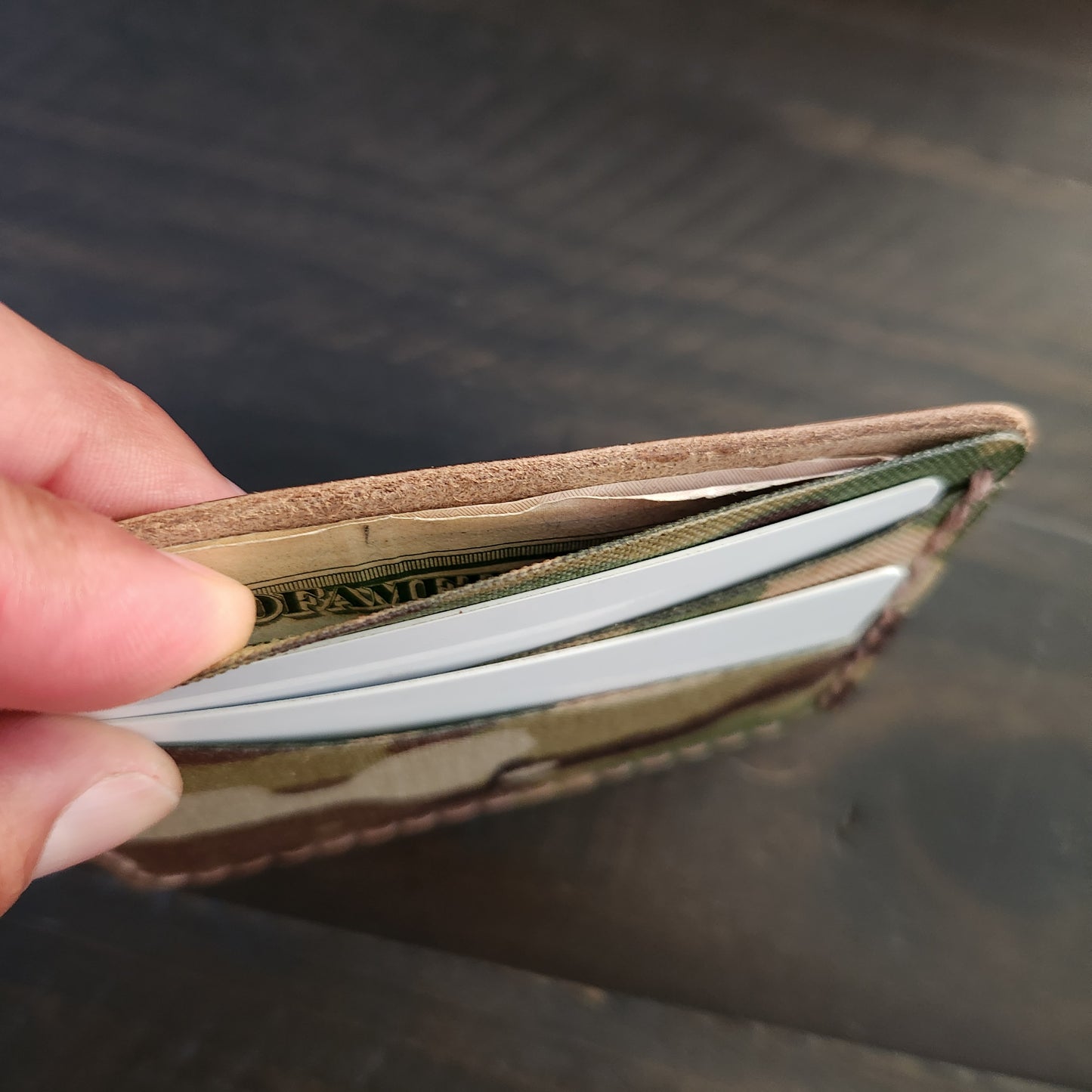 Double-Stack five pocket cardholder