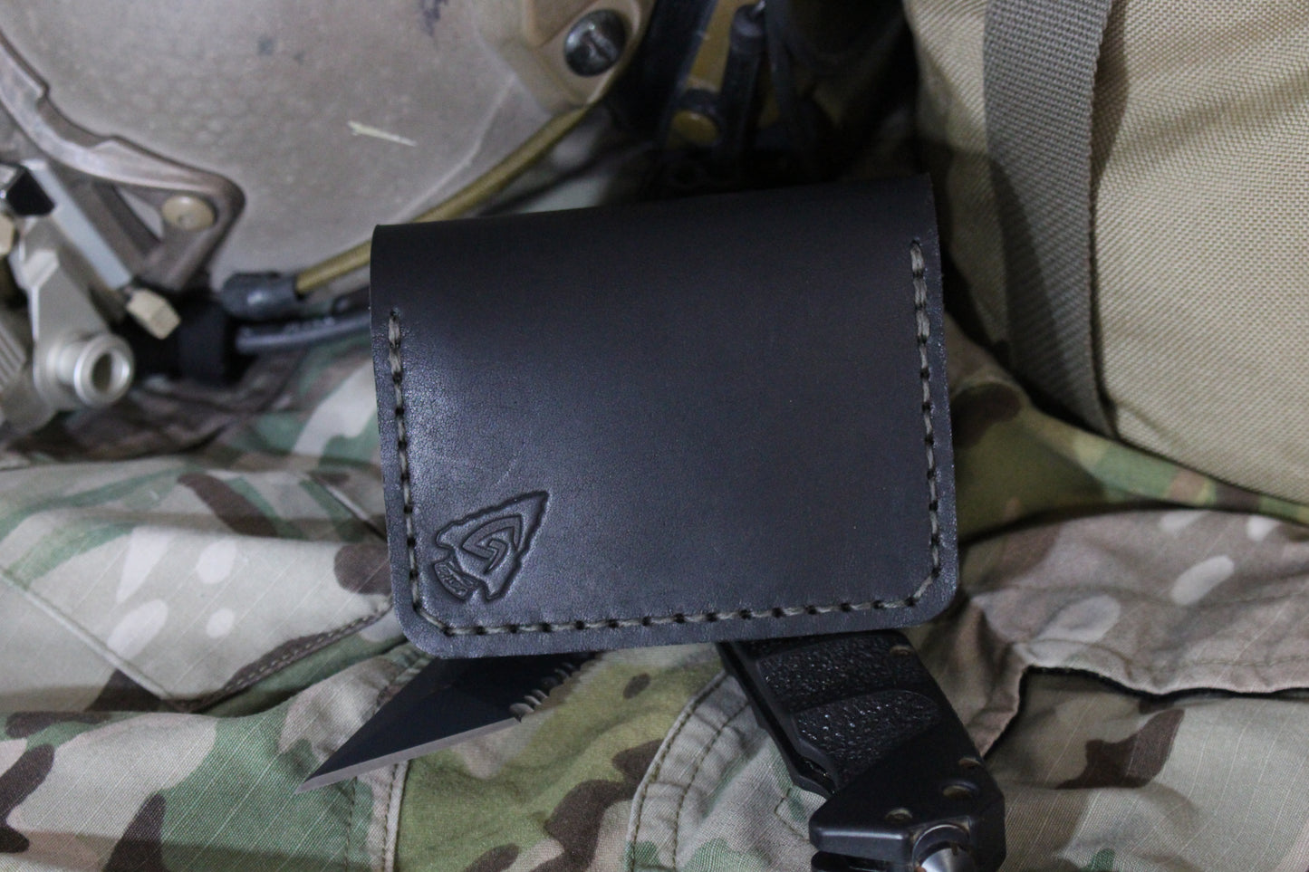 The G-Chief Wallet in Black Multi-Cam